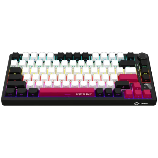 LORGAR Rally 7075W Ultra-Slim Wireless Black Mechanical Keyboard 2 LORGAR Rally 7075W Ultra-Slim Wireless Black Mechanical Keyboard