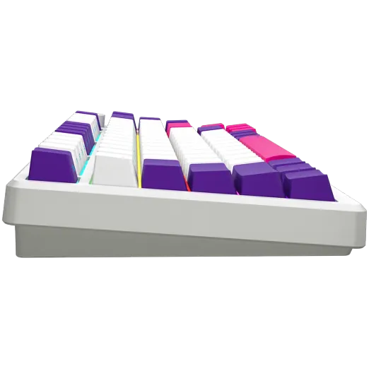 LORGAR Rally 7075W Ultra-Slim Wireless White Mechanical Keyboard 5 LORGAR Rally 7075W Ultra-Slim Wireless White Mechanical Keyboard