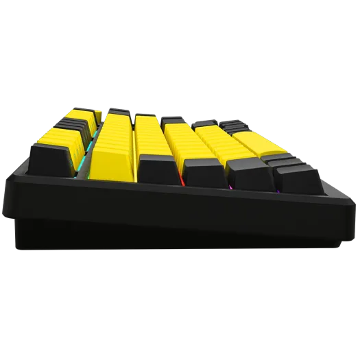 LORGAR Rally 7075W Ultra-Slim Wireless Yellow Mechanical Keyboard 5 LORGAR Rally 7075W Ultra-Slim Wireless Yellow Mechanical Keyboard