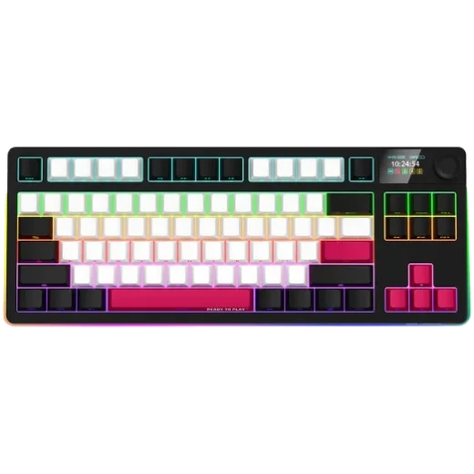 LORGAR Rally 70TKL W-BK 75% Wireless Black Mechanical Keyboard