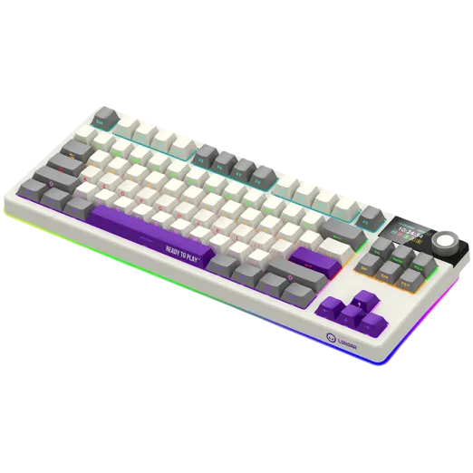 LORGAR Rally 70TKL W-RT 75% Wireless Beige Mechanical Keyboard 2 LORGAR Rally 70TKL W-RT 75% Wireless Beige Mechanical Keyboard