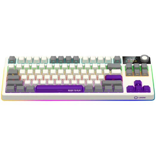 LORGAR Rally 70TKL W-RT 75% Wireless Beige Mechanical Keyboard 3 LORGAR Rally 70TKL W-RT 75% Wireless Beige Mechanical Keyboard
