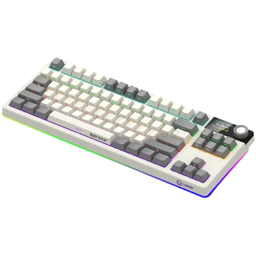 LORGAR Rally 70TKL W-RT 75% Wireless Beige Mechanical Keyboard 4 LORGAR Rally 70TKL W-RT 75% Wireless Beige Mechanical Keyboard