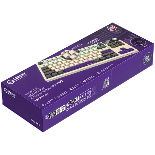 LORGAR Rally 70TKL W-RT 75% Wireless Beige Mechanical Keyboard 7 LORGAR Rally 70TKL W-RT 75% Wireless Beige Mechanical Keyboard
