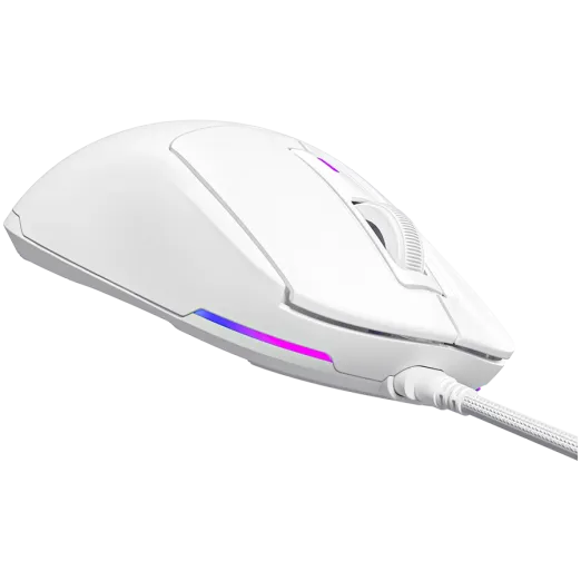 LORGAR MSA10 Ultralight Advanced Wired White Gaming Mouse 6 LORGAR MSA10 Ultralight Advanced Wired White Gaming Mouse