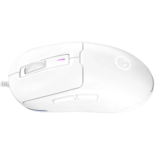 LORGAR MSA10 Ultralight Advanced Wired White Gaming Mouse 3 LORGAR MSA10 Ultralight Advanced Wired White Gaming Mouse