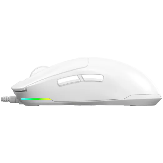 LORGAR MSA10 Ultralight Advanced Wired White Gaming Mouse 4 LORGAR MSA10 Ultralight Advanced Wired White Gaming Mouse