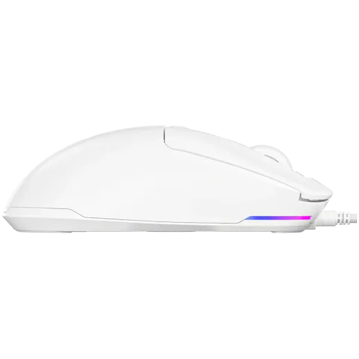 LORGAR MSA10 Ultralight Advanced Wired White Gaming Mouse 5 LORGAR MSA10 Ultralight Advanced Wired White Gaming Mouse