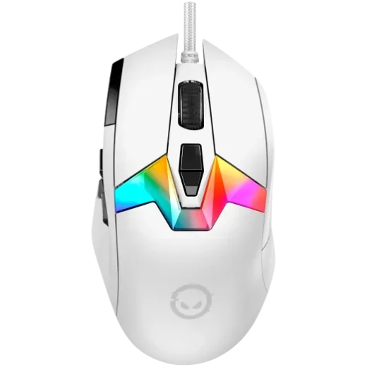LORGAR MSP80 8000 Hz White Gaming Mouse