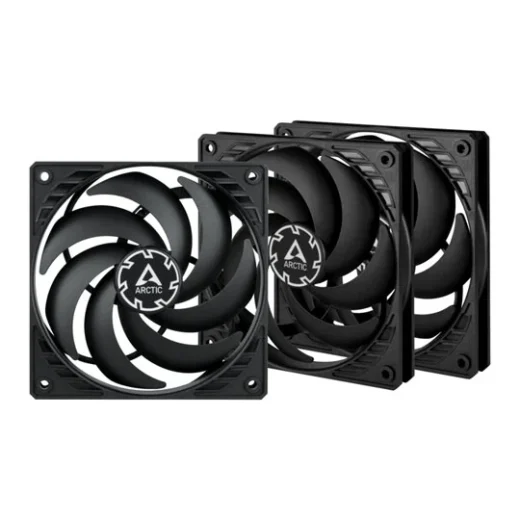 ARCTIC P12 Slim PWM PST 120mm Low-Profile 3 Pack Case Fans