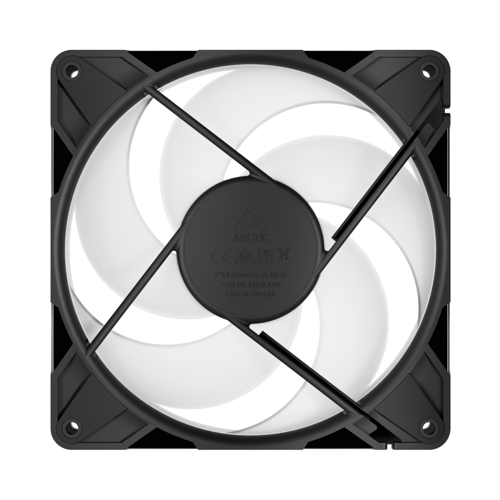 ARCTIC P14 Pro Reverse A-RGB PWM 140mm Chassis Fan 3 ARCTIC P14 Pro Reverse A-RGB PWM 140mm Chassis Fan