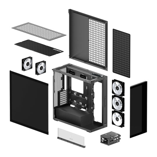 ARCTIC Xtender Mirror Black E-ATX Tempered Glass High Airflow Gaming Chassis 4 ARCTIC Xtender Mirror Black E-ATX Tempered Glass High Airflow Gaming Chassis