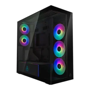 ARCTIC Xtender VG Black Mirror Glass E-ATX High-Airflow Gaming Chassis