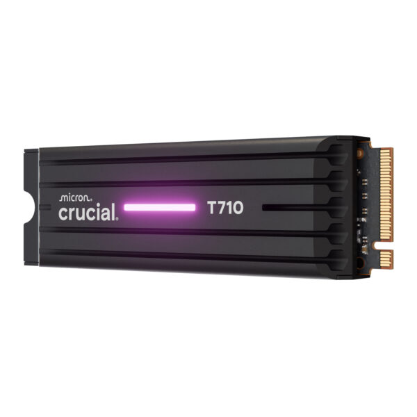 Crucial T710 2TB PCIe 5.0 x4 NVMe M.2 2280 SSD with Heatsink 3 Crucial T710 2TB PCIe 5.0 x4 NVMe M.2 2280 SSD with Heatsink