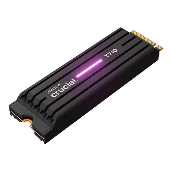 Crucial T710 2TB PCIe 5.0 x4 NVMe M.2 2280 SSD with Heatsink 4 Crucial T710 2TB PCIe 5.0 x4 NVMe M.2 2280 SSD with Heatsink