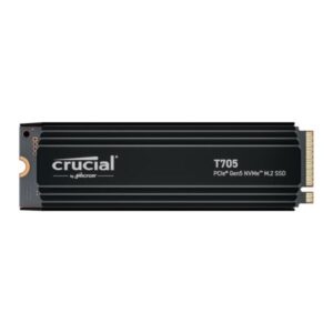 Crucial T705 4TB PCIe 5.0 x4 NVMe M.2 2280 SSD with Heatsink