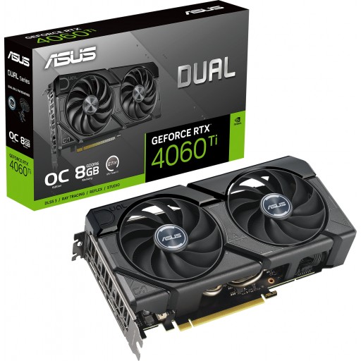 ASUS Dual GeForce RTX 4060 Ti EVO OC Edition 8GB GDDR6 PCIe 4.0 Graphics Card 1 ASUS Dual GeForce RTX 4060 Ti EVO OC Edition 8GB GDDR6 PCIe 4.0 Graphics Card
