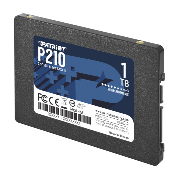 Patriot P210 1TB 2.5″ SATA III 6Gb/s Internal SSD 2 Patriot P210 1TB 2.5″ SATA III 6Gb/s Internal SSD