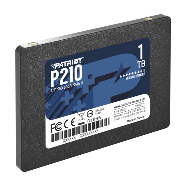Patriot P210 1TB 2.5″ SATA III 6Gb/s Internal SSD 3 Patriot P210 1TB 2.5″ SATA III 6Gb/s Internal SSD