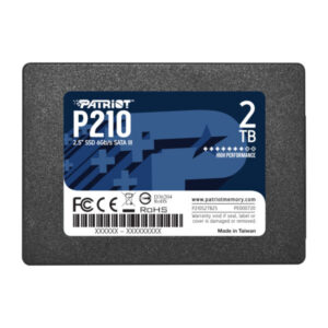 Patriot P210 2TB 2.5″ SATA III 6Gb/s Internal SSD