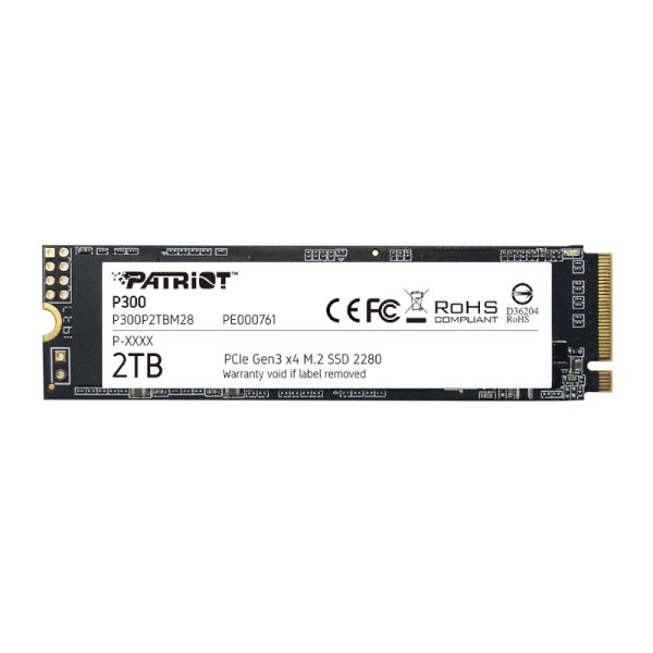 Patriot P300 2TB PCIe 3.0 x4 NVMe M.2 2280 SSD 1 Patriot P300 2TB PCIe 3.0 x4 NVMe M.2 2280 SSD
