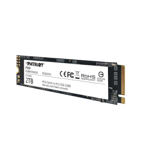 Patriot P300 2TB PCIe 3.0 x4 NVMe M.2 2280 SSD 2 Patriot P300 2TB PCIe 3.0 x4 NVMe M.2 2280 SSD