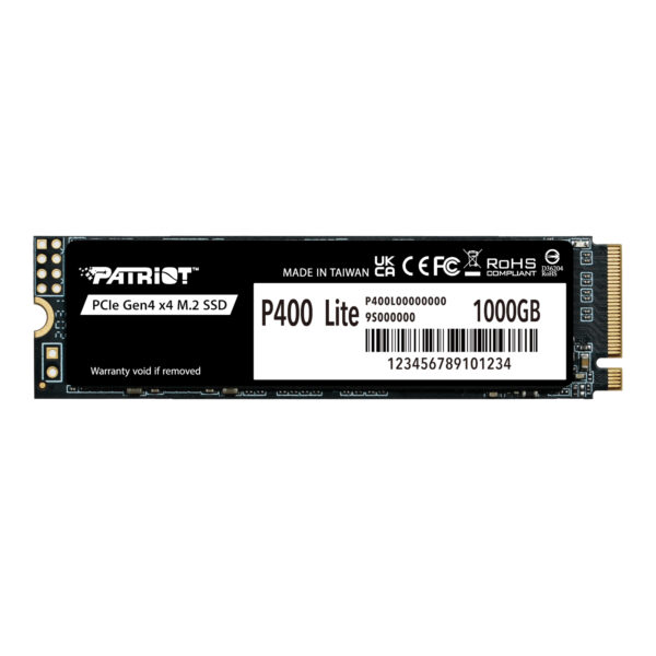 Patriot P400 Lite 1TB PCIe 4.0 x4 NVMe M.2 2280 SSD 1 Patriot P400 Lite 1TB PCIe 4.0 x4 NVMe M.2 2280 SSD