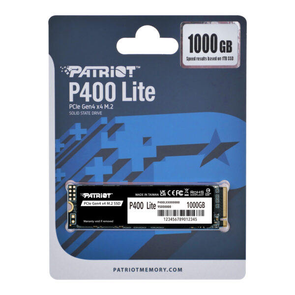 Patriot P400 Lite 1TB PCIe 4.0 x4 NVMe M.2 2280 SSD 4 Patriot P400 Lite 1TB PCIe 4.0 x4 NVMe M.2 2280 SSD
