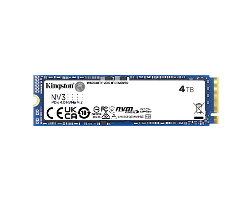 Kingston NV3 4TB PCIe 4.0 x4 NVMe M.2 2280 SSD 1 Kingston NV3 4TB PCIe 4.0 x4 NVMe M.2 2280 SSD