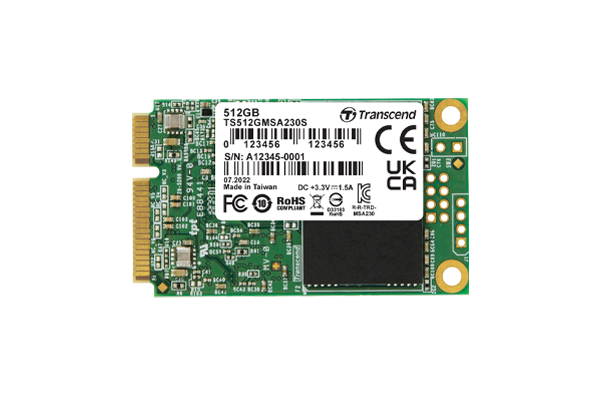 Transcend MSA230S 128GB mSATA SATA III 6Gb/s Internal SSD 1 Transcend MSA230S 128GB mSATA SATA III 6Gb/s Internal SSD