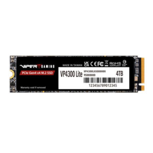 Patriot Viper VP4300 Lite 4TB PCIe 4.0 x4 NVMe M.2 2280 Gaming SSD