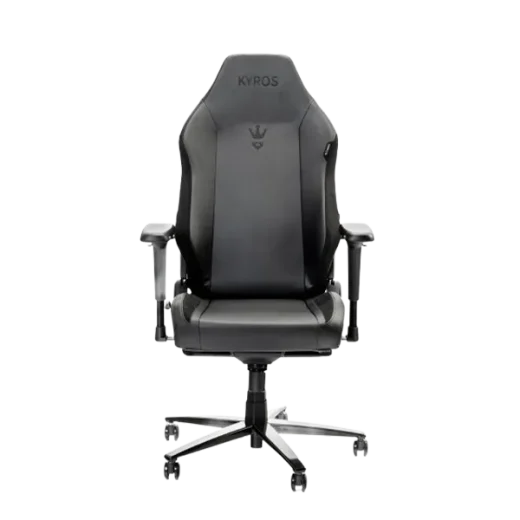 Kyros Throne Series Black Leatherette Ergonomic Gaming Chair