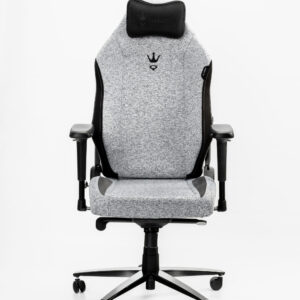 Kyros Throne Series Grey Fabric Ergonomic Gaming Chair