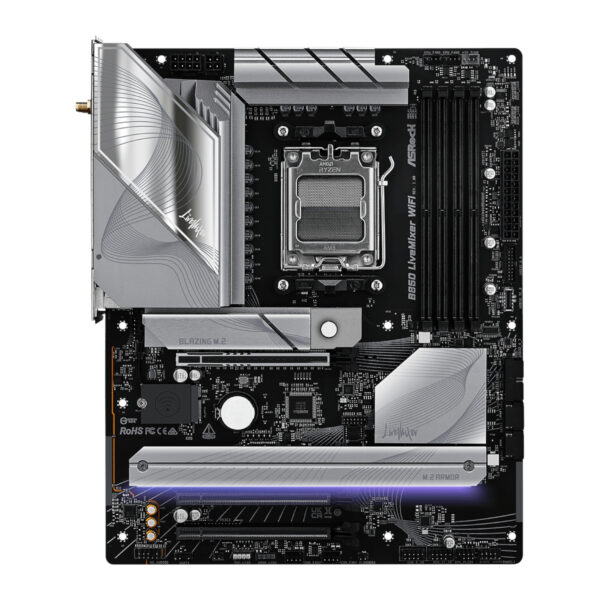 ASRock B850 LiveMixer WiFi AMD AM5 ATX Motherboard 2 ASRock B850 LiveMixer WiFi AMD AM5 ATX Motherboard