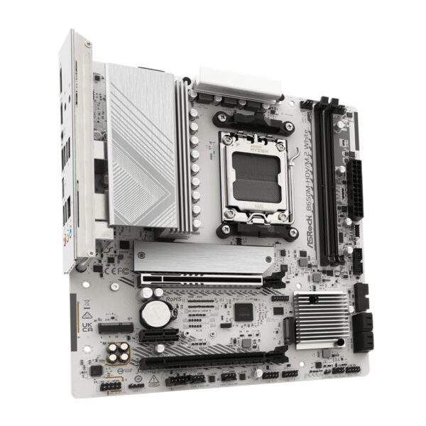 ASRock B650M-HDV/M.2 White AMD AM5 Micro-ATX Motherboard 4 ASRock B650M-HDV/M.2 White AMD AM5 Micro-ATX Motherboard