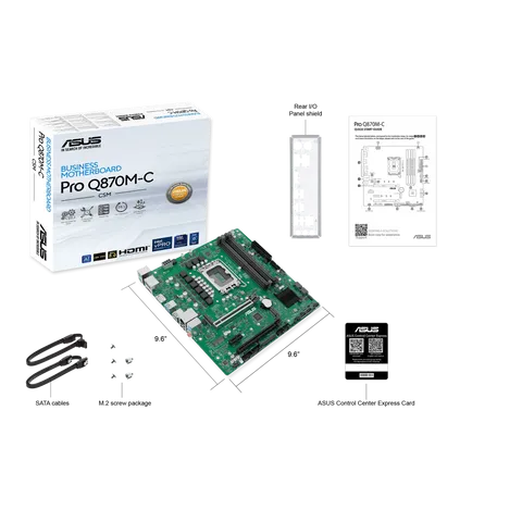 ASUS Pro Q870M-C-CSM Intel LGA1851 Micro-ATX Motherboard 6 ASUS Pro Q870M-C-CSM Intel LGA1851 Micro-ATX Motherboard