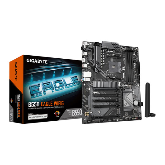 GIGABYTE B550 EAGLE WIFI6 AMD AM4 ATX Motherboard 1 GIGABYTE B550 EAGLE WIFI6 AMD AM4 ATX Motherboard