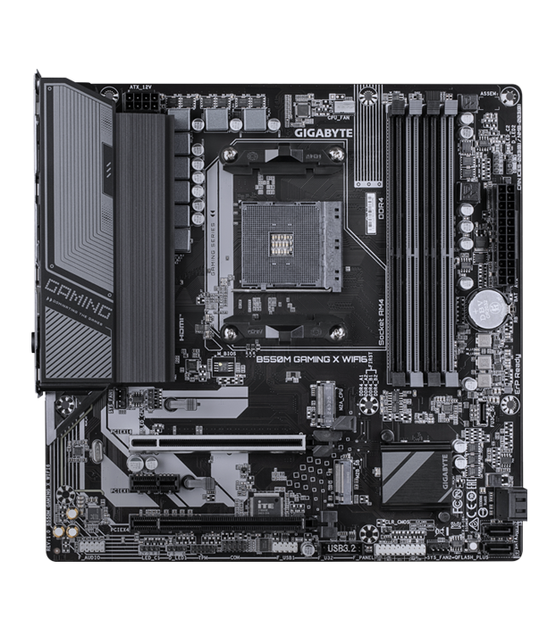 GIGABYTE B550M GAMING X WIFI6 AMD AM4 Micro-ATX Motherboard 2 GIGABYTE B550M GAMING X WIFI6 AMD AM4 Micro-ATX Motherboard