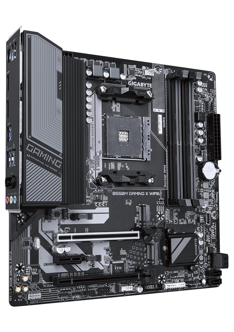 GIGABYTE B550M GAMING X WIFI6 AMD AM4 Micro-ATX Motherboard 3 GIGABYTE B550M GAMING X WIFI6 AMD AM4 Micro-ATX Motherboard