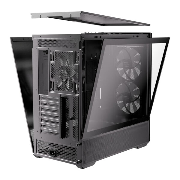 Antec FLUX REAR ARGB ATX Mid-Tower Tempered Glass Gaming Chassis 5 Antec FLUX REAR ARGB ATX Mid-Tower Tempered Glass Gaming Chassis