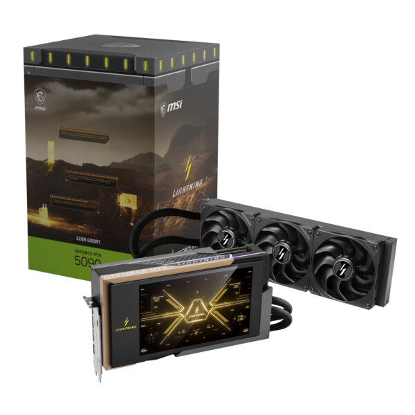 MSI GeForce RTX 5090 LIGHTNING Z 32GB GDDR7 PCIe 5.0 Liquid-Cooled Graphics Card
