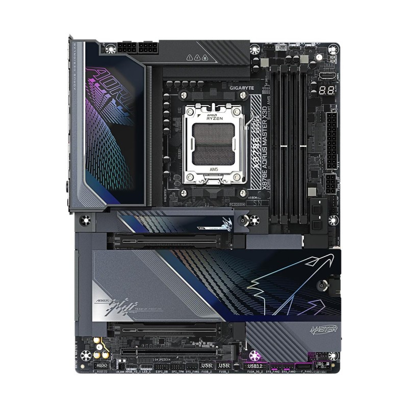 Gigabyte X870E AORUS MASTER X3D AMD AM5 ATX DDR5 PCIe 5.0 WiFi 7 Motherboard 2 Gigabyte X870E AORUS MASTER X3D AMD AM5 ATX DDR5 PCIe 5.0 WiFi 7 Motherboard
