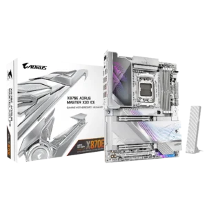 Gigabyte X870E AORUS MASTER X3D ICE AMD AM5 ATX DDR5 PCIe 5.0 WiFi 7 Gaming Motherboard