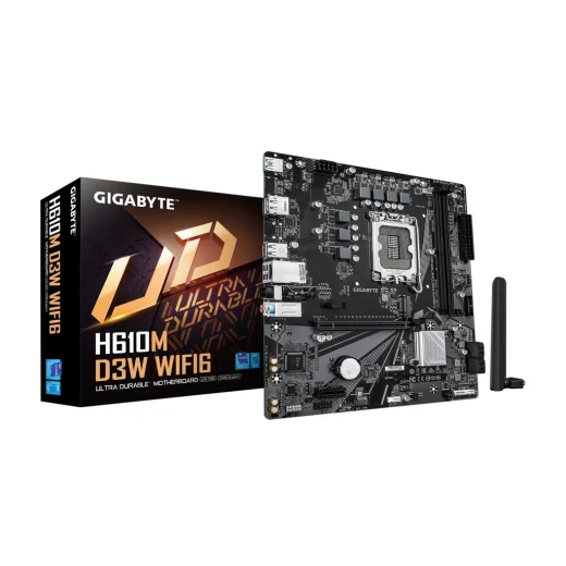 GIGABYTE H610M D3W WIFI6 Intel H610 LGA1700 Micro-ATX DDR5 Motherboard