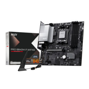 MSI PRO B840M-P WIFI6E AMD B840 Ryzen AM5 Micro-ATX Motherboard