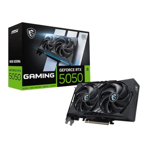 MSI GeForce RTX 5050 Gaming OC 8GB GDDR6 PCIe 5.0 Graphics Card
