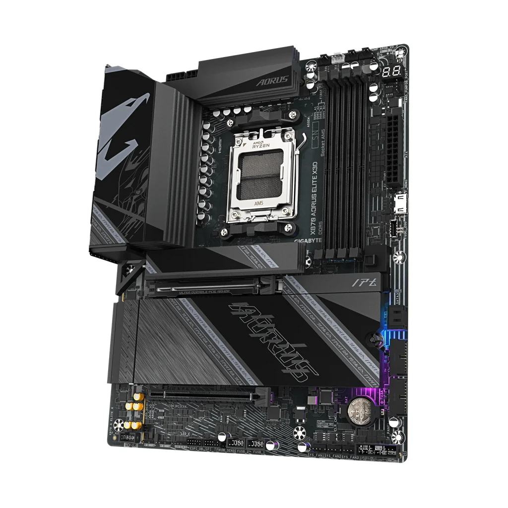 GIGABYTE X870 AORUS ELITE X3D AMD X870 Ryzen AM5 ATX Motherboard 4 GIGABYTE X870 AORUS ELITE X3D AMD X870 Ryzen AM5 ATX Motherboard