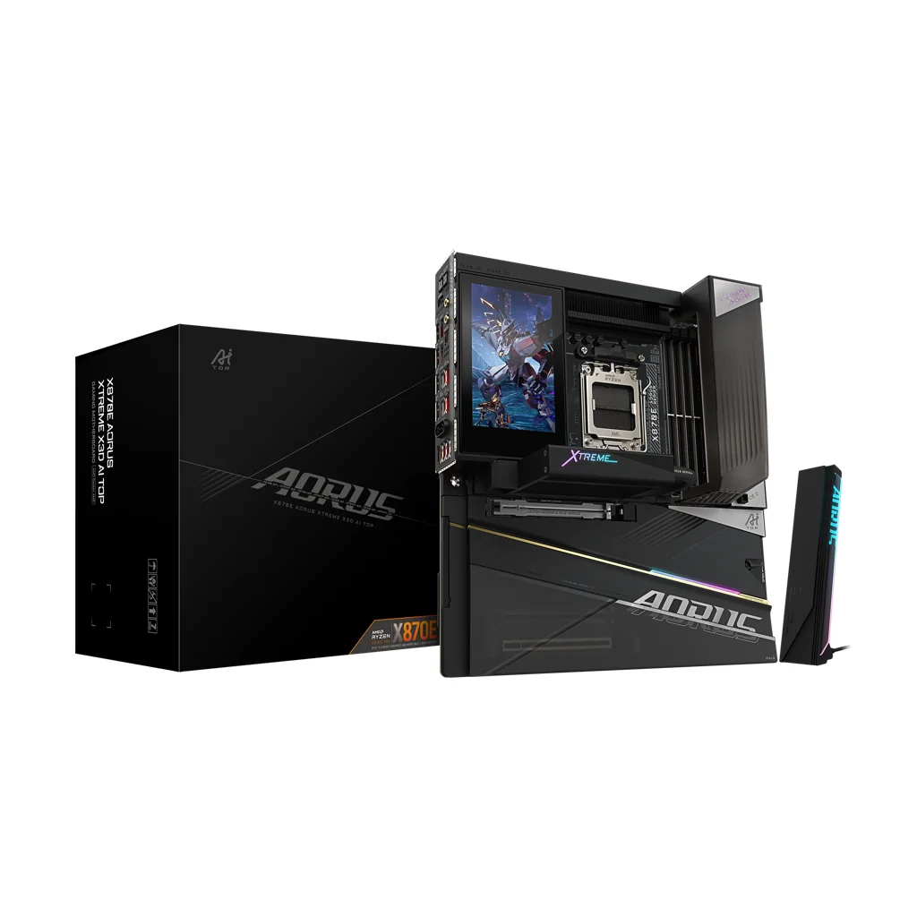 GIGABYTE X870E AORUS XTREME X3D AI TOP AMD X870E Ryzen AM5 E-ATX Motherboard 1 GIGABYTE X870E AORUS XTREME X3D AI TOP AMD X870E Ryzen AM5 E-ATX Motherboard
