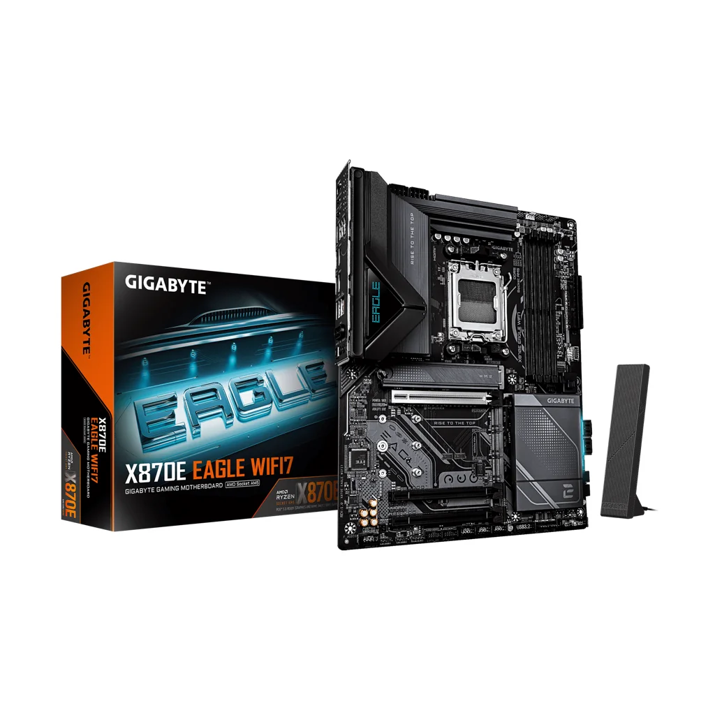 GIGABYTE X870E EAGLE WIFI7 AMD X870E Ryzen AM5 ATX Motherboard 1 GIGABYTE X870E EAGLE WIFI7 AMD X870E Ryzen AM5 ATX Motherboard