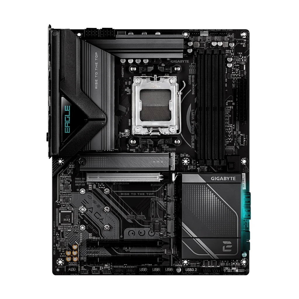 GIGABYTE X870E EAGLE WIFI7 AMD X870E Ryzen AM5 ATX Motherboard 2 GIGABYTE X870E EAGLE WIFI7 AMD X870E Ryzen AM5 ATX Motherboard